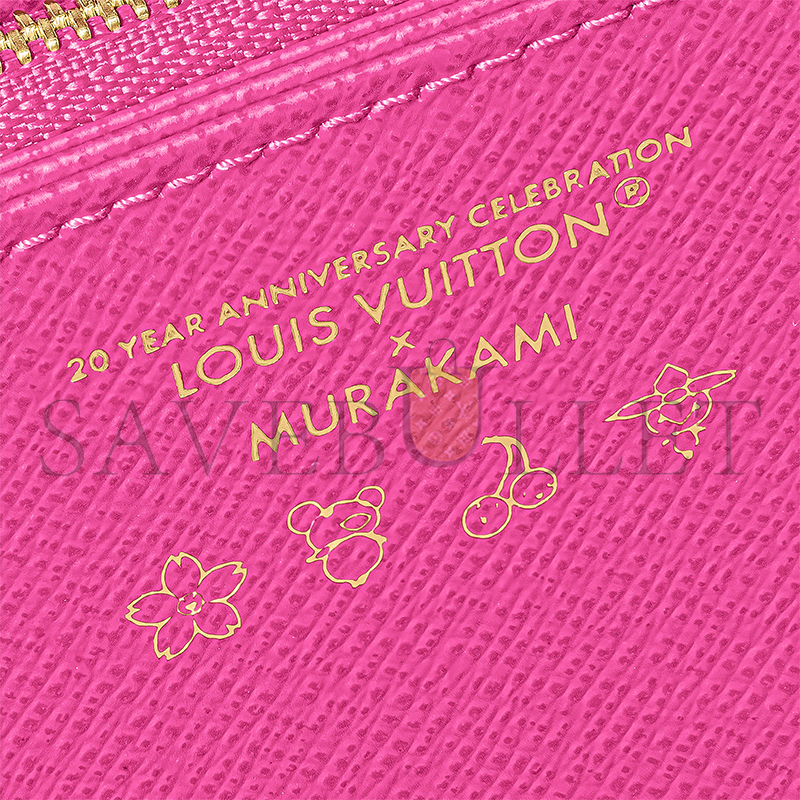LOUIS VUITTON MURAKAMI LV × TM ZIPPY WALLET M14162 (19.5*10.5*2.5cm) 